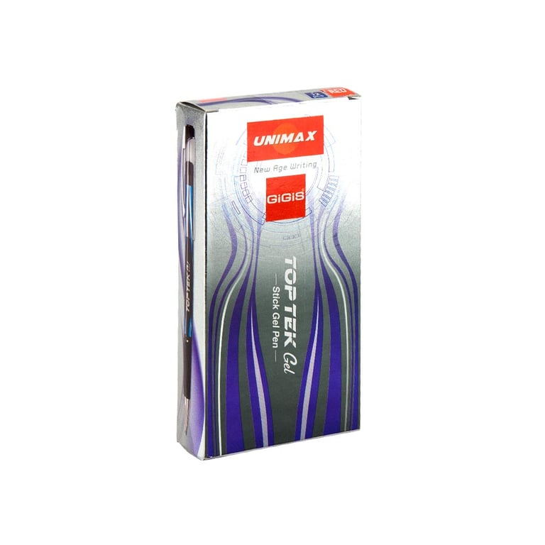 Ручка гелева Unimax Top Tek Gel, червона (UX-133-06) - фото 3