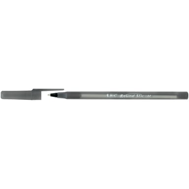 Ручка масляна Bic Round Stic, чорна (bc9205681) - фото 1