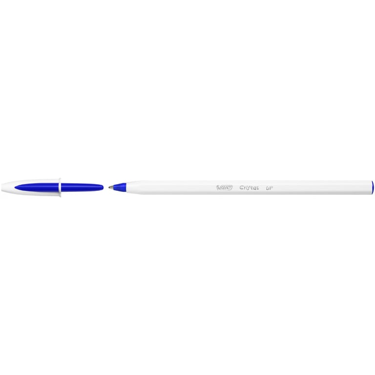 Ручка кулькова Bic Cristal Up з білим шестигранним корпусом Синя (bc949879) - фото 1