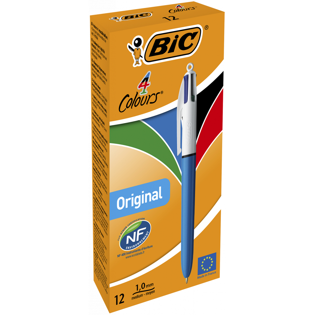 Ручка масляна Bic 4 в 1 Кольори Оріджинал (bc982866) - фото 2 Ручка масляна Bic 4 в 1 Кольори Оріджинал (bc982866) - фото 2