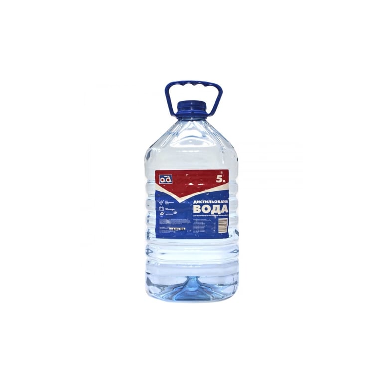 Вода дистильована AD 5л (VODA 5L)