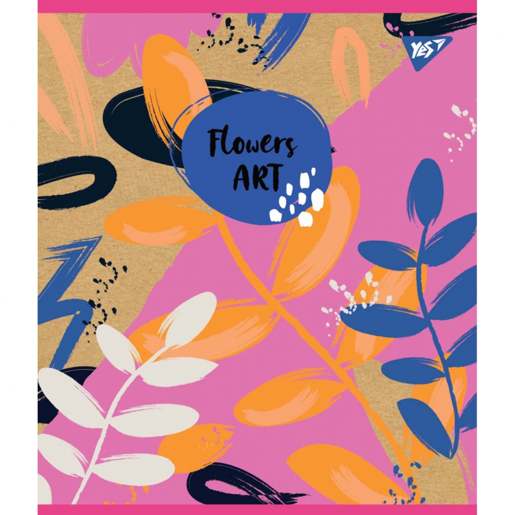 Зошит Yes А5 Flowers Art Крафт 18 аркушів лінія 5 дизайнів (765090) Зошит Yes А5 Flowers Art Крафт 18 аркушів лінія 5 дизайнів (765090)