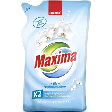 Кондиціонер для білизни Sano Maxima Bio змінна упаковка 1 л (7290010935512) - фото 1