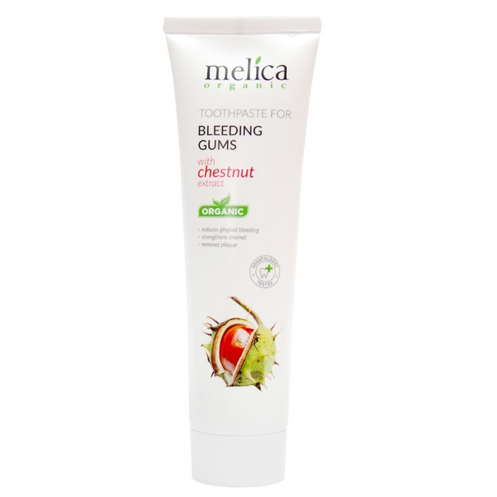 Зубна паста Melica Organic з екстрактом каштану 100 мл (4770416002252) Зубна паста Melica Organic з екстрактом каштану 100 мл (4770416002252)