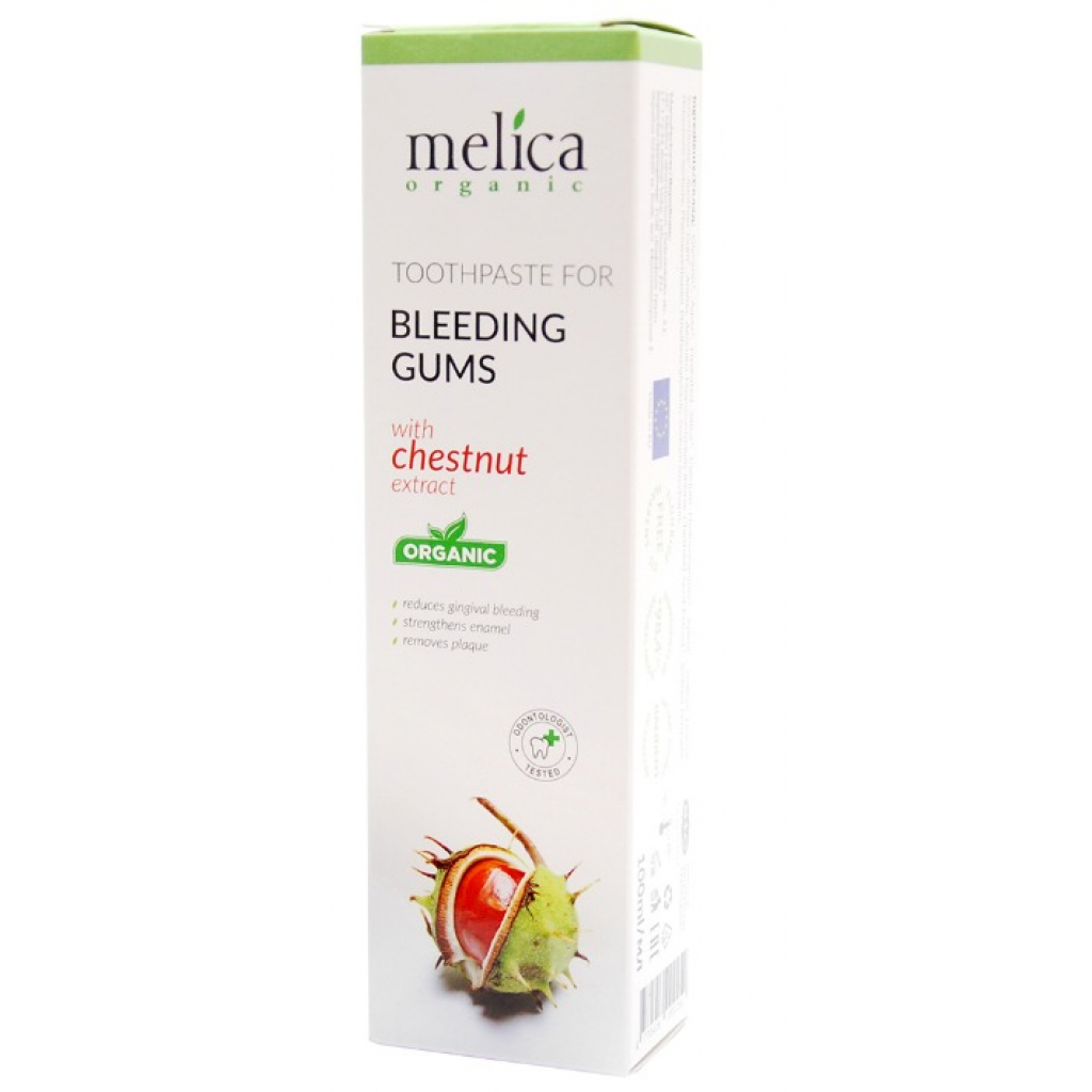 Зубна паста Melica Organic з екстрактом каштану 100 мл (4770416002252) - фото 2 Зубна паста Melica Organic з екстрактом каштану 100 мл (4770416002252) - фото 2