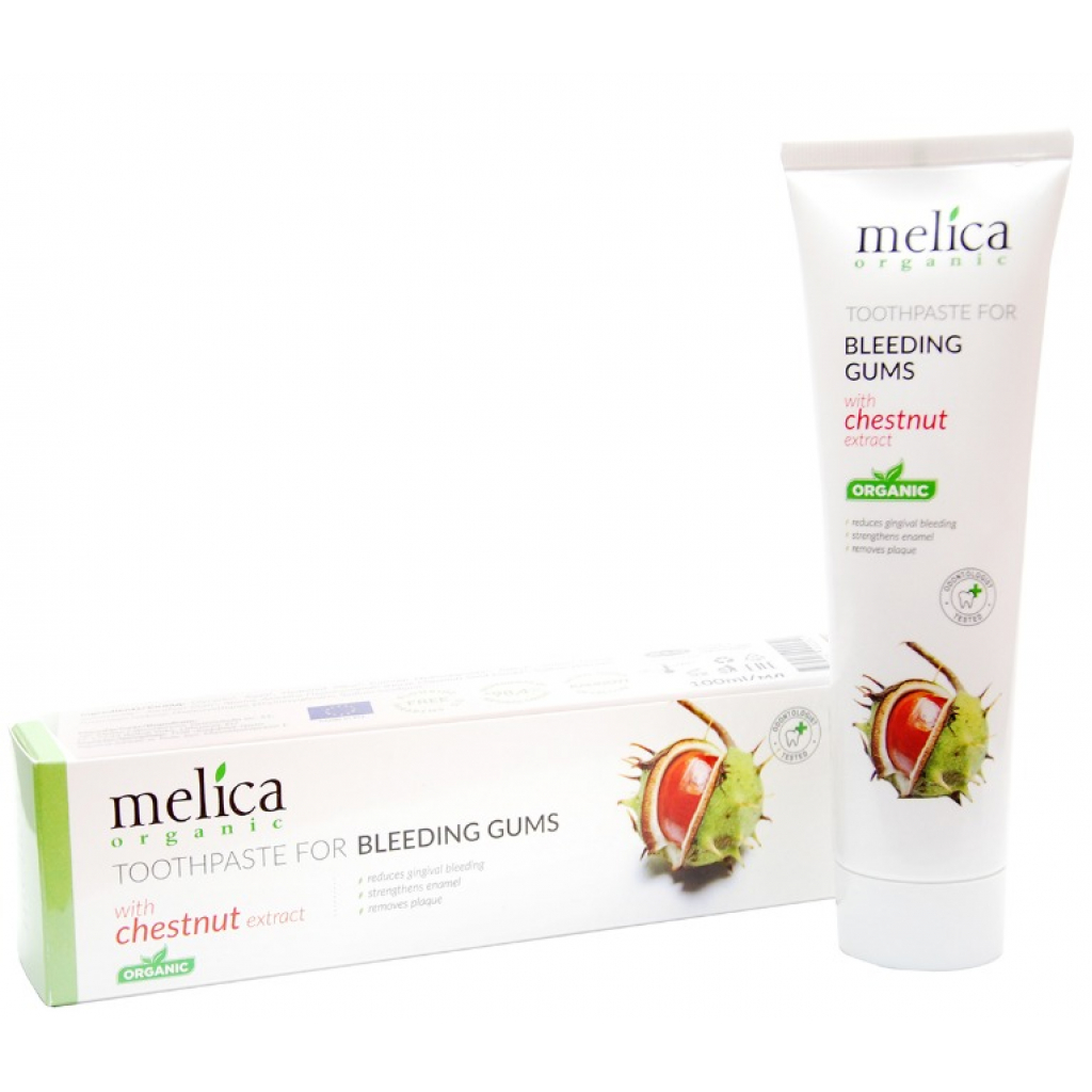 Зубна паста Melica Organic з екстрактом каштану 100 мл (4770416002252) - фото 3 Зубна паста Melica Organic з екстрактом каштану 100 мл (4770416002252) - фото 3