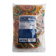 Резинки для грошей Buromax JOBMAX assorted colors, 500 г (BM.5516) - фото 1