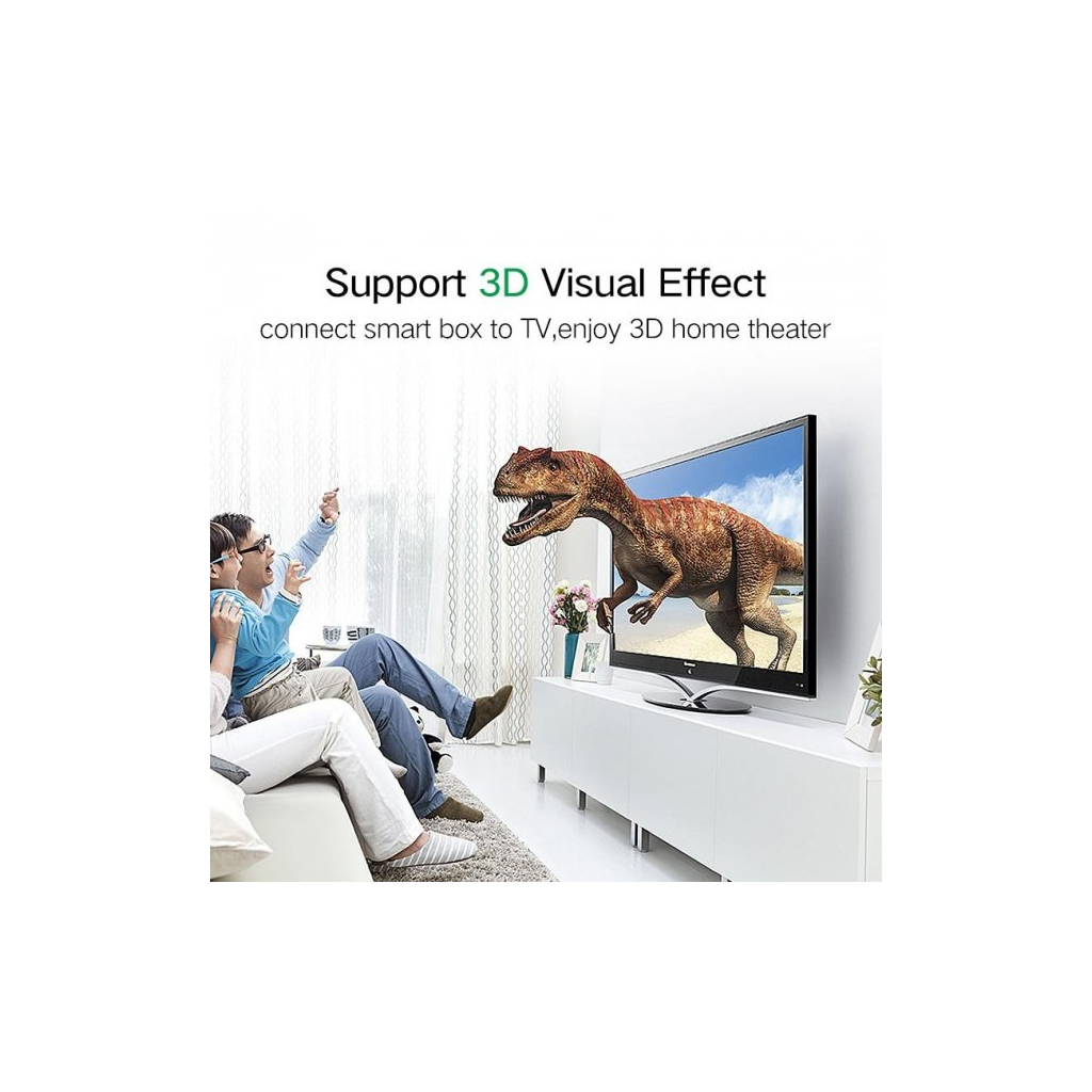 Кабель мультимедійний HDMI M to HDMI M 1.0m black Ugreen (10115) - фото 5 Кабель мультимедійний HDMI M to HDMI M 1.0m black Ugreen (10115) - фото 5