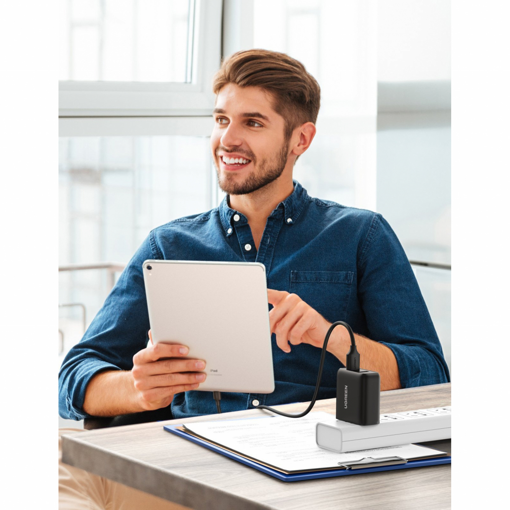 Зарядний пристрій Ugreen CD161 36W 2xUSB QC 3.0 Charger (Black) (10216) - фото 3 Зарядний пристрій Ugreen CD161 36W 2xUSB QC 3.0 Charger (Black) (10216) - фото 3