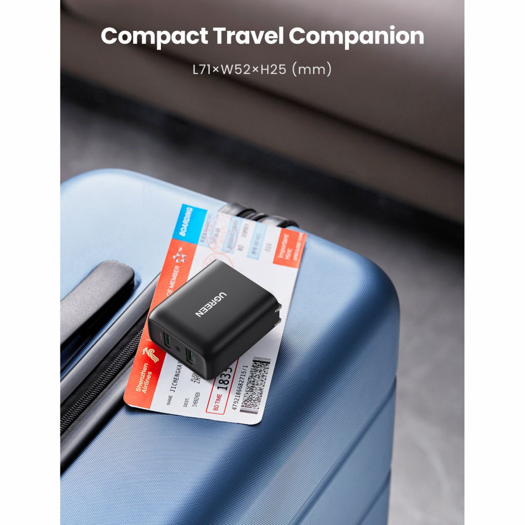 Зарядний пристрій Ugreen CD161 36W 2xUSB QC 3.0 Charger (Black) (10216) - фото 4 Зарядний пристрій Ugreen CD161 36W 2xUSB QC 3.0 Charger (Black) (10216) - фото 4