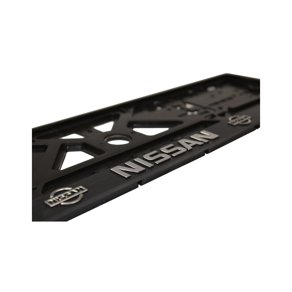Рамка номерного знака CarLife пластик з об'ємними літерами NISSAN (2штт) (24-013) - фото 2 Рамка номерного знака CarLife пластик з об'ємними літерами NISSAN (2штт) (24-013) - фото 2