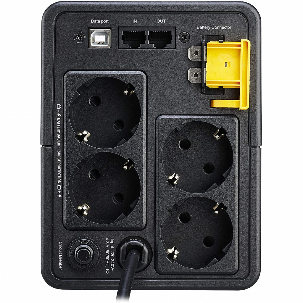 Пристрій безперебійного живлення APC Back-UPS 950VA (BX950MI-GR) - фото 3 Пристрій безперебійного живлення APC Back-UPS 950VA (BX950MI-GR) - фото 3