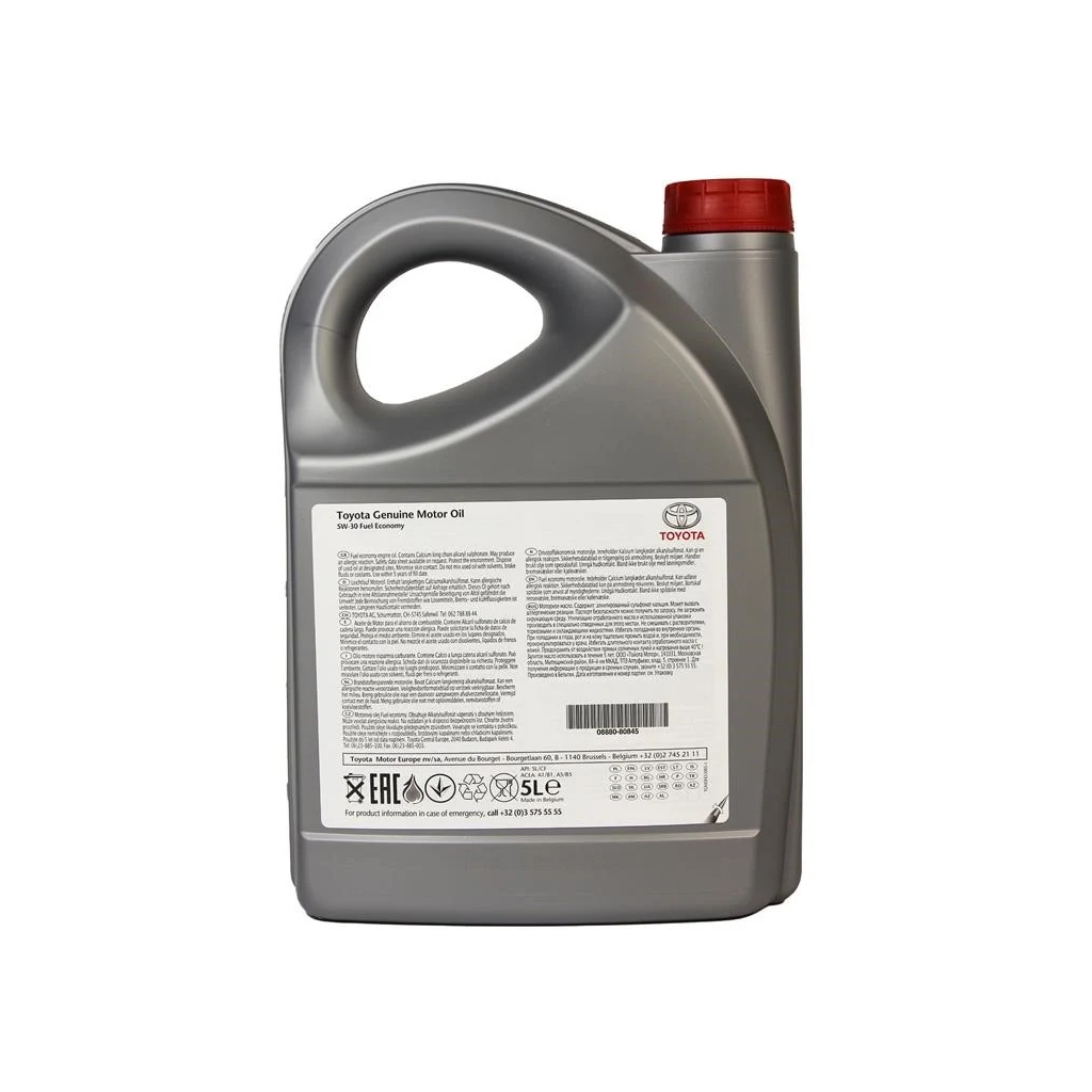 Моторна олива Toyota Motor 5W30 FE, 5л (7163) - фото 2 Моторна олива Toyota Motor 5W30 FE, 5л (7163) - фото 2