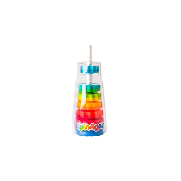 Розвиваюча іграшка Fat Brain Toys Пірамідка гвинтова тактильна SpinAgain (F110ML) - фото 2