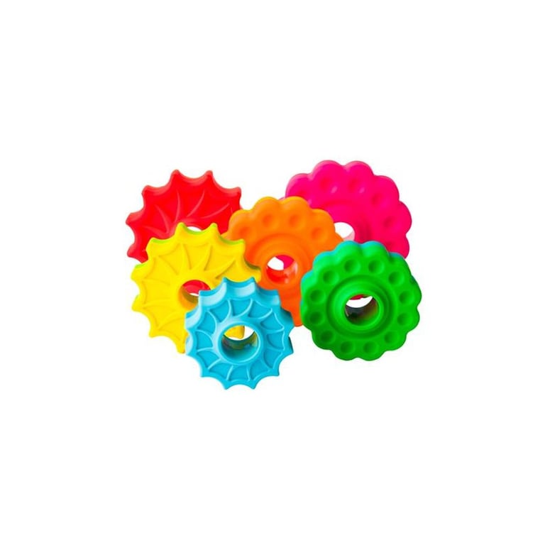 Розвиваюча іграшка Fat Brain Toys Пірамідка гвинтова тактильна SpinAgain (F110ML) - фото 3