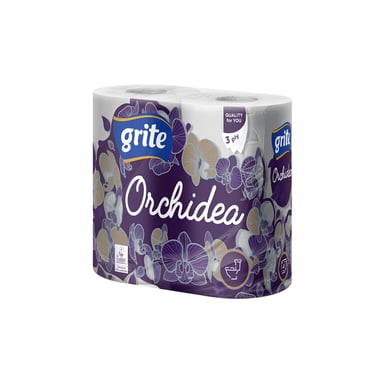 Туалетний папір Grite Orchidea 3 шари 4 рулони (4770023348095) - фото 1