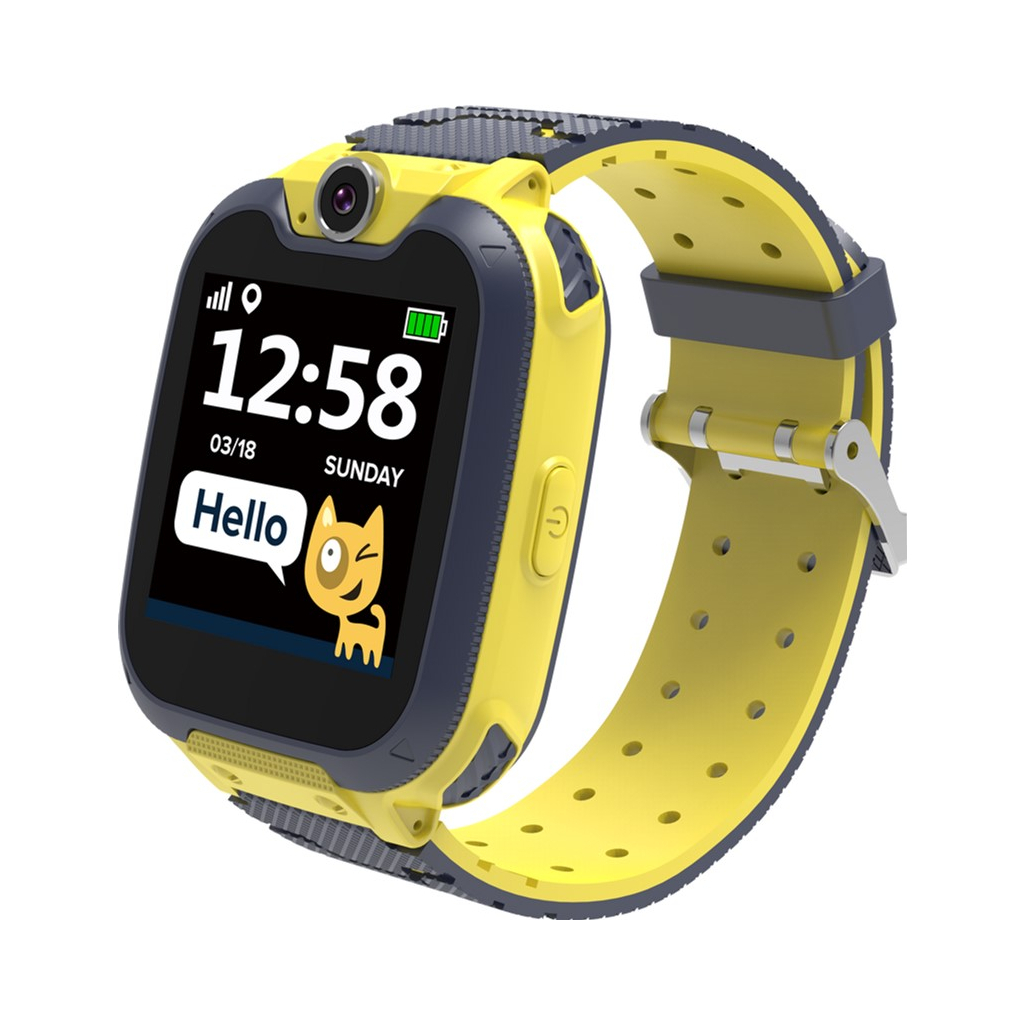 Смарт-годинник Canyon CNE-KW31YB Kids smartwatch Tony, Yellow-Grey (CNE-KW31YB) - головне фото