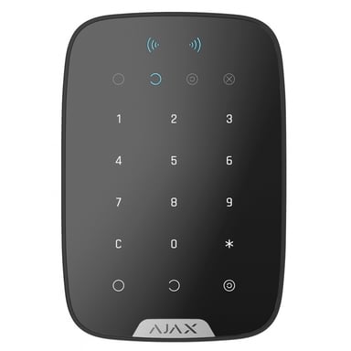 Клавіатура до охоронної системи Ajax KeyPad Plus чорна