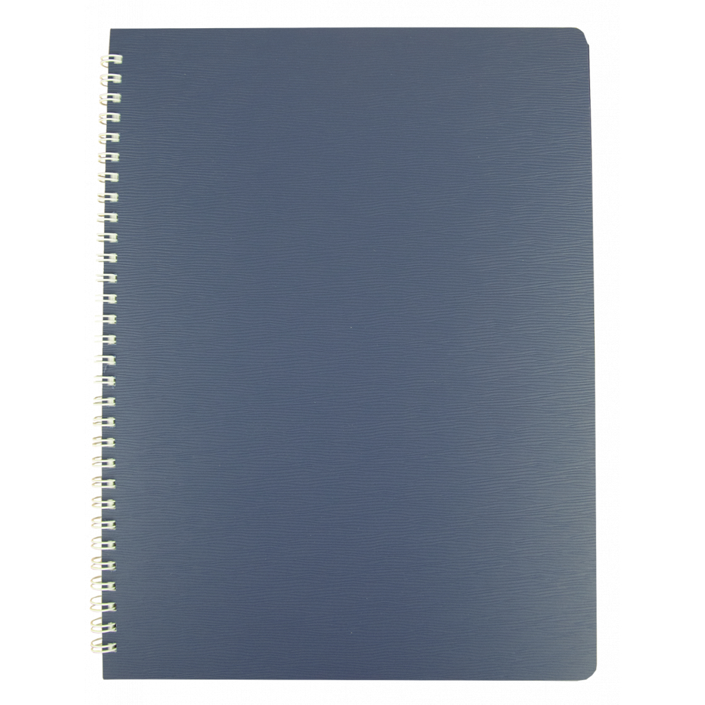 Зошит Buromax BARK A4 60 аркушів, клітинка пластикова обкладинка Синій (BM.24454154-02) - фото 1