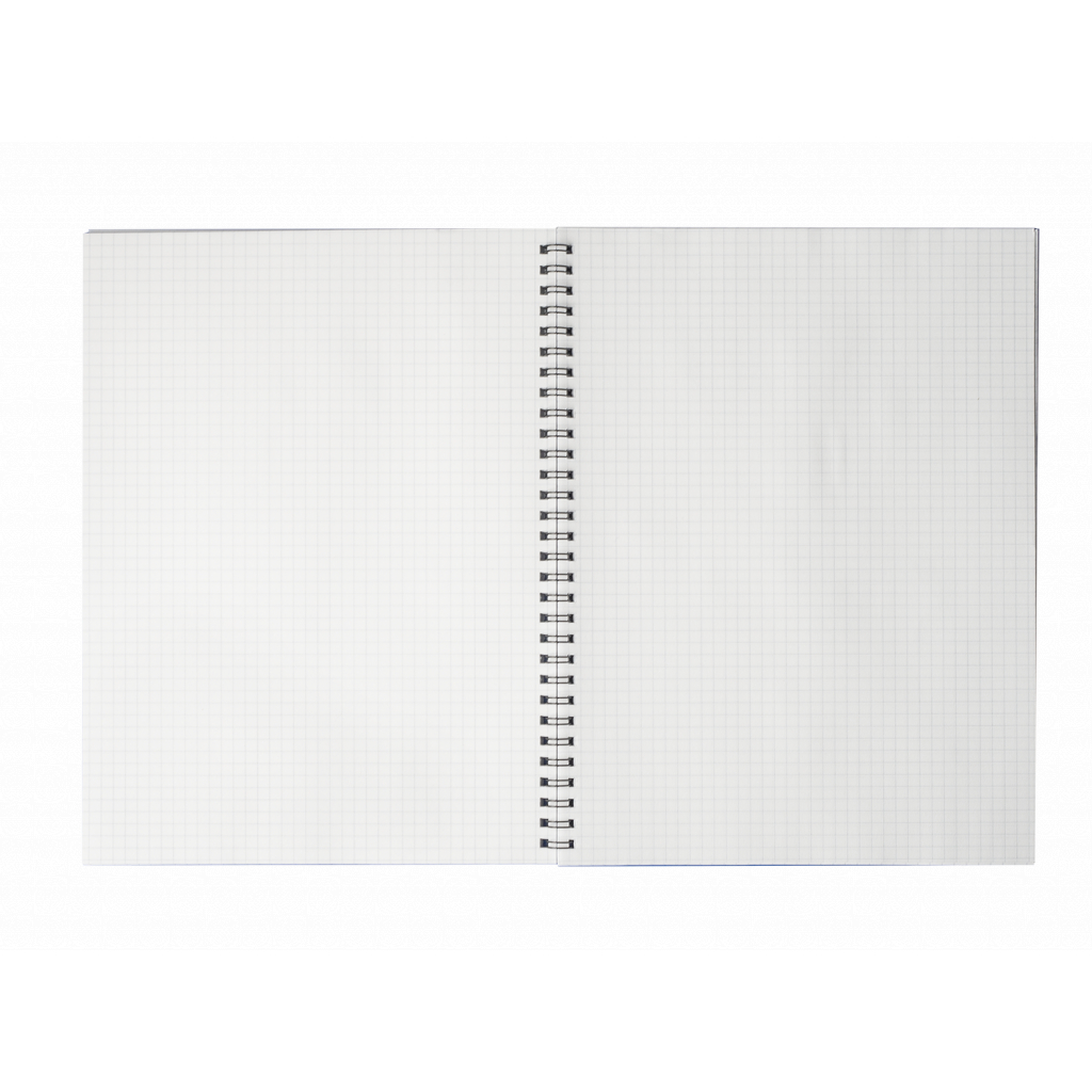 Зошит Buromax BARK A4 60 аркушів, клітинка пластикова обкладинка Сірий (BM.24454154-09) - фото 2 Зошит Buromax BARK A4 60 аркушів, клітинка пластикова обкладинка Сірий (BM.24454154-09) - фото 2