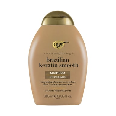 Шампунь OGX Brazilian Keratin Smooth для зміцнення волосся 385 мл (0022796976017)
