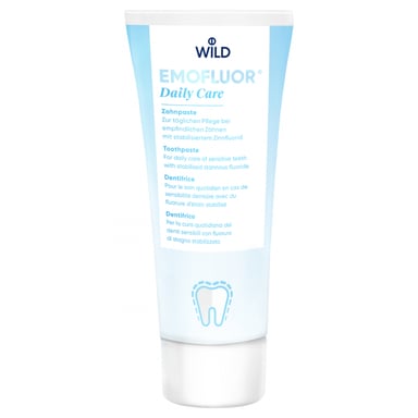 Зубна паста Dr. Wild Emofluor Daily Care зі стабілізованим фторидом олова 75 мл (7611841701686) - фото 1