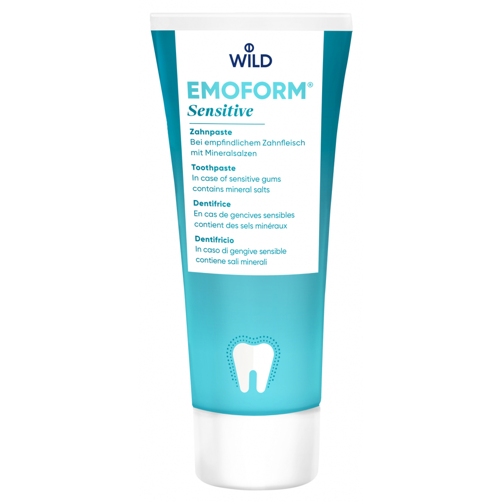 Зубна паста Dr. Wild Emoform Для чутливих зубів 75 мл (7611841701709) - фото 1 Зубна паста Dr. Wild Emoform Для чутливих зубів 75 мл (7611841701709) - фото 1