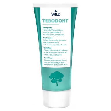 Зубна паста Dr. Wild Tebodont з олією чайного дерева без фториду 75 мл (7611841701280) - фото 1