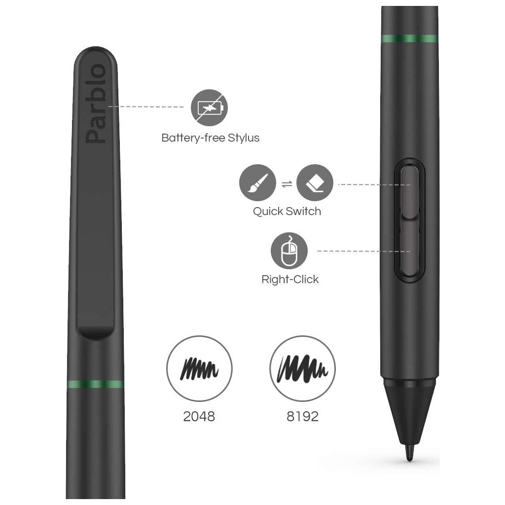 Перо Parblo P07 (Ninos M, Ninos S) (P07) - фото 3 Перо Parblo P07 (Ninos M, Ninos S) (P07) - фото 3