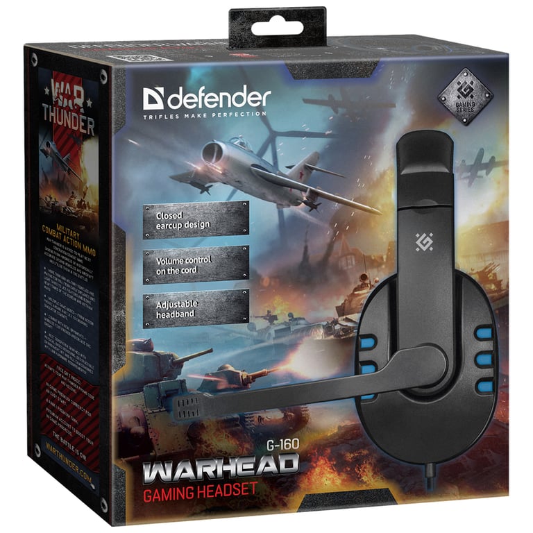 Навушники Defender Warhead G-160 Black-Blue (64118) - фото 3