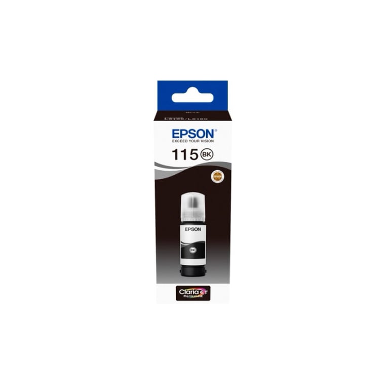 Контейнер з чорнилом Epson 115 EcoTank Black (C13T07C14A) - фото 1