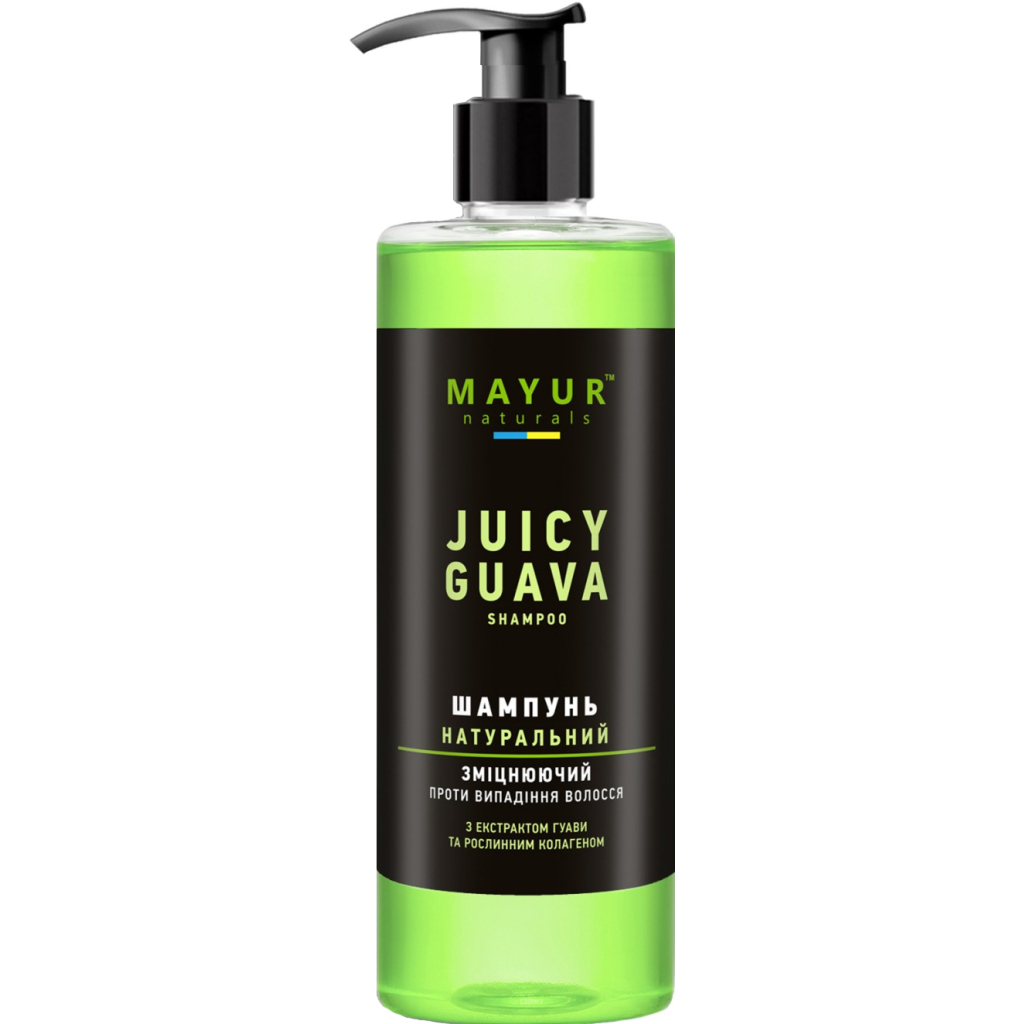 Шампунь Mayur Гуаява зміцнювальний для нормального волосся 500 мл (4820230950717) Шампунь Mayur Гуаява зміцнювальний для нормального волосся 500 мл (4820230950717)