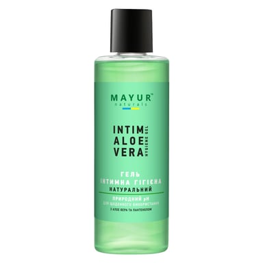 Гель для інтимної гігієни Mayur Intim Aloe Vera Hygiene Gel З алое вера та пантенолом 200 мл (4820230950175) - фото 1
