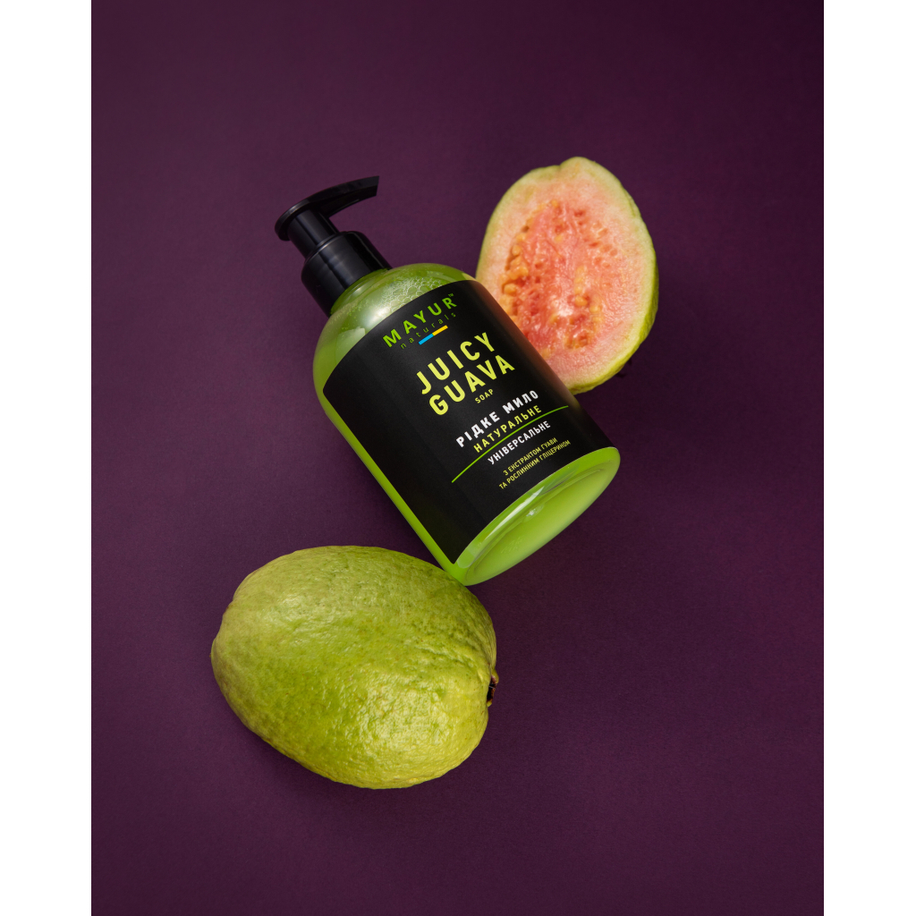 Рідке мило Mayur Гуава 275 мл (4820230950205) - фото 2 Рідке мило Mayur Гуава 275 мл (4820230950205) - фото 2