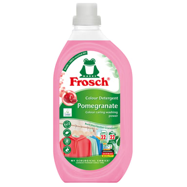 Гель для прання Frosch Гранат для кольорової білизни 1.5 л (4009175941190/4009175963475) - фото 1