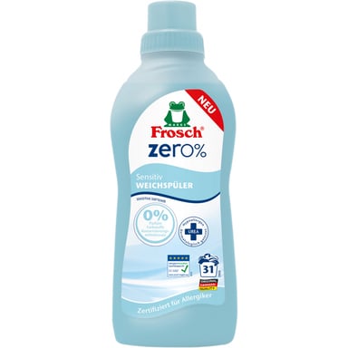 Кондиціонер для білизни Frosch Zero Sensitiv 750 мл (4009175947697) - фото 1