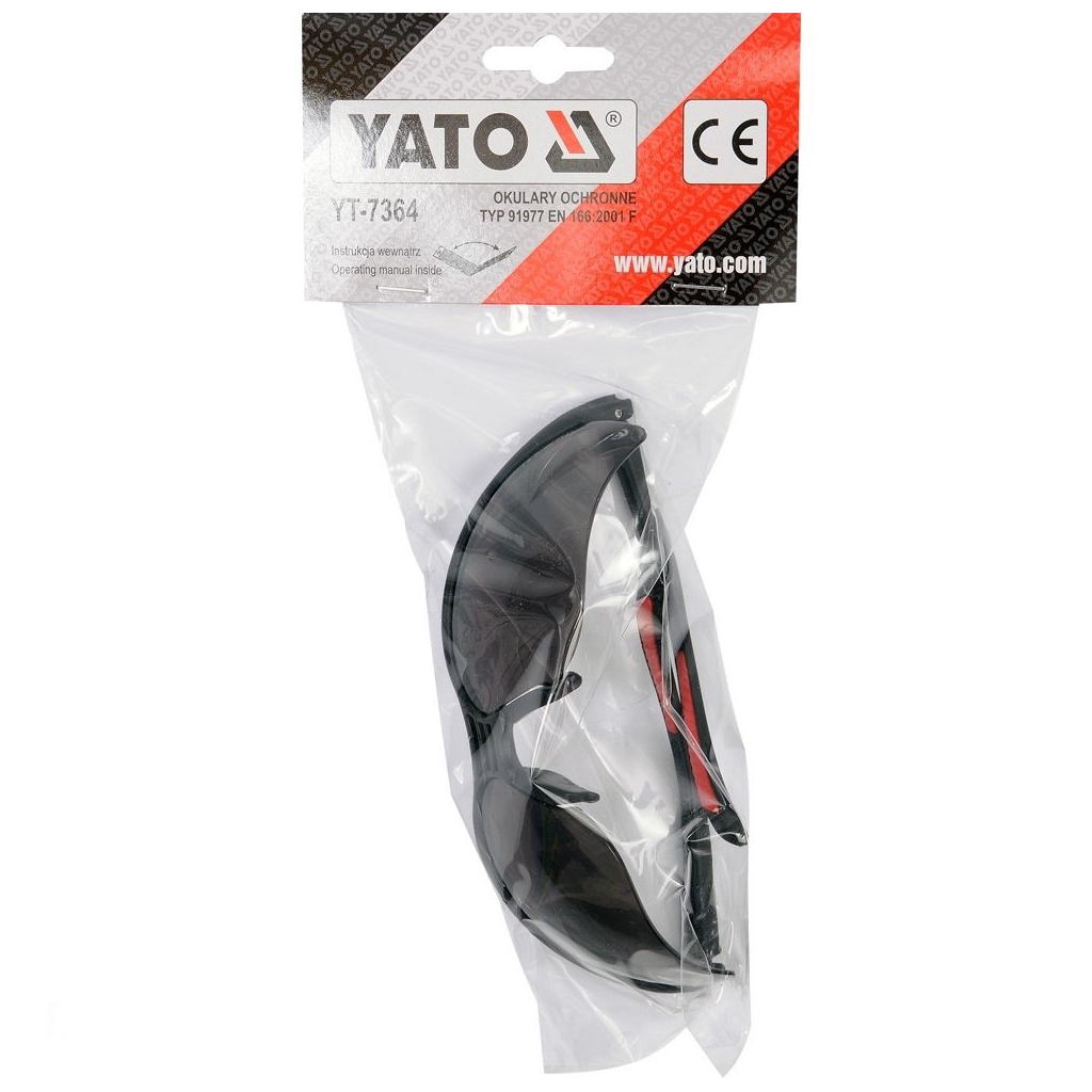 Захисні окуляри Yato YT-7364 - фото 2 Захисні окуляри Yato YT-7364 - фото 2