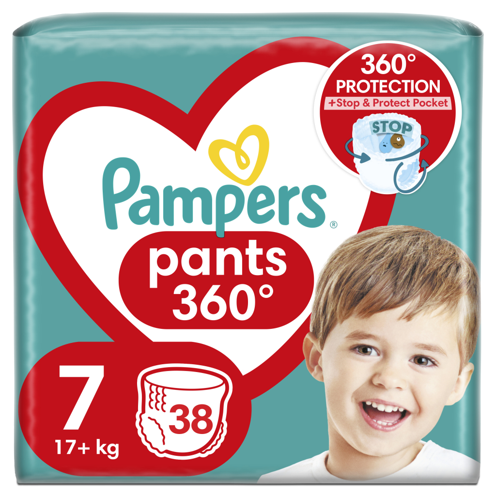 Підгузки Pampers трусики Pants Giant Plus Розмір 7 (17+ кг) 38 шт. (8006540069387) - фото 1 Підгузки Pampers трусики Pants Giant Plus Розмір 7 (17+ кг) 38 шт. (8006540069387) - фото 1