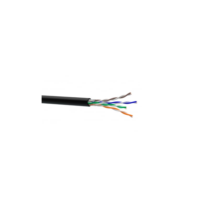 Кабель мережевий OK-Net UTP 305м cat.5e 4х2х0,49 зовнішній (КПП-ВП (100) 4х2х0,49) - фото 1