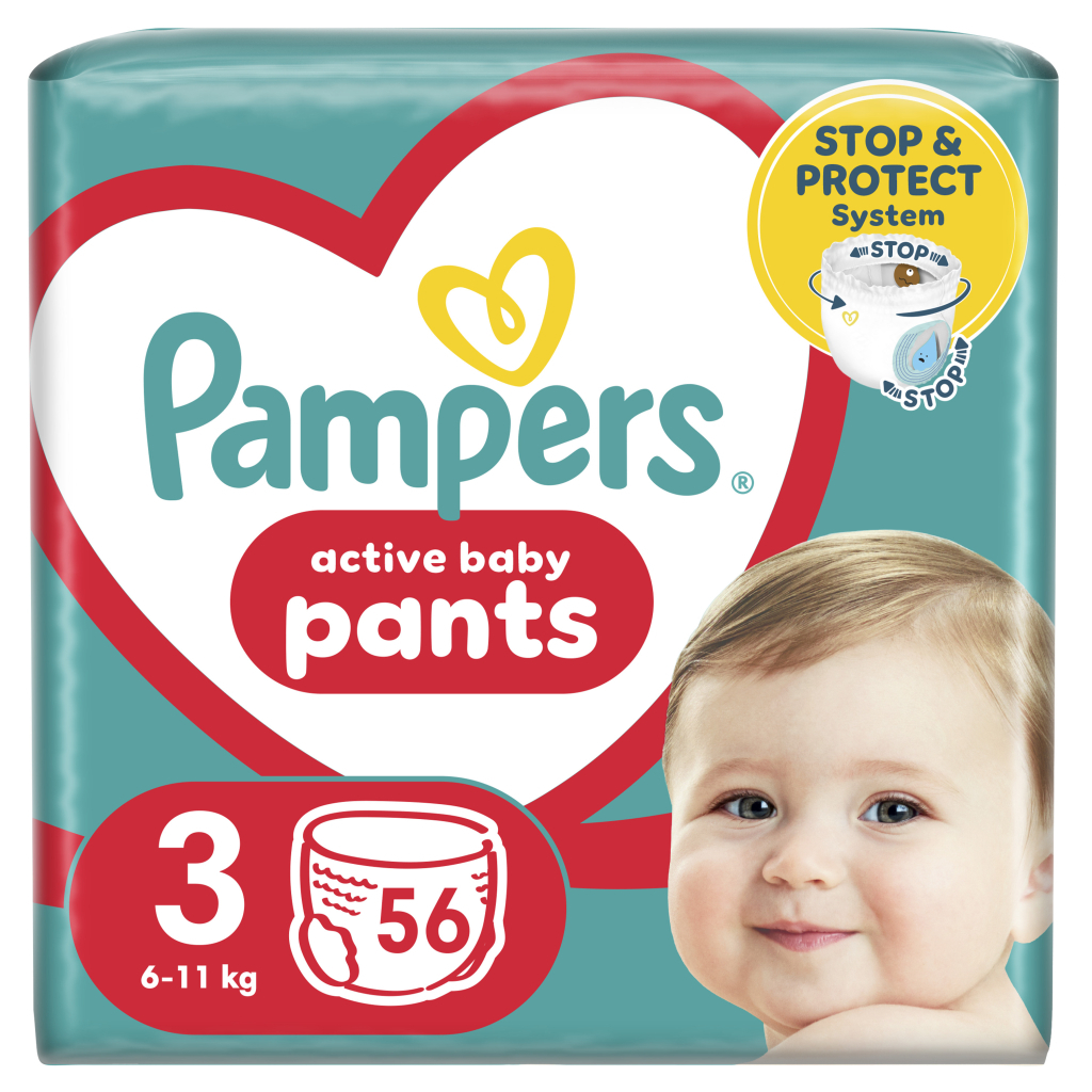 Підгузки Pampers трусики Pants Розмір 3 (6-11 кг) 56 шт. (8006540068663) Підгузки Pampers трусики Pants Розмір 3 (6-11 кг) 56 шт. (8006540068663)