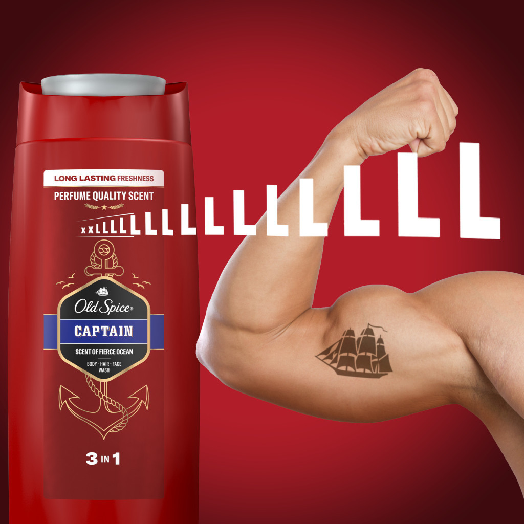 Гель для душу Old Spice Captain 675 мл (8006540280140) - фото 2 Гель для душу Old Spice Captain 675 мл (8006540280140) - фото 2