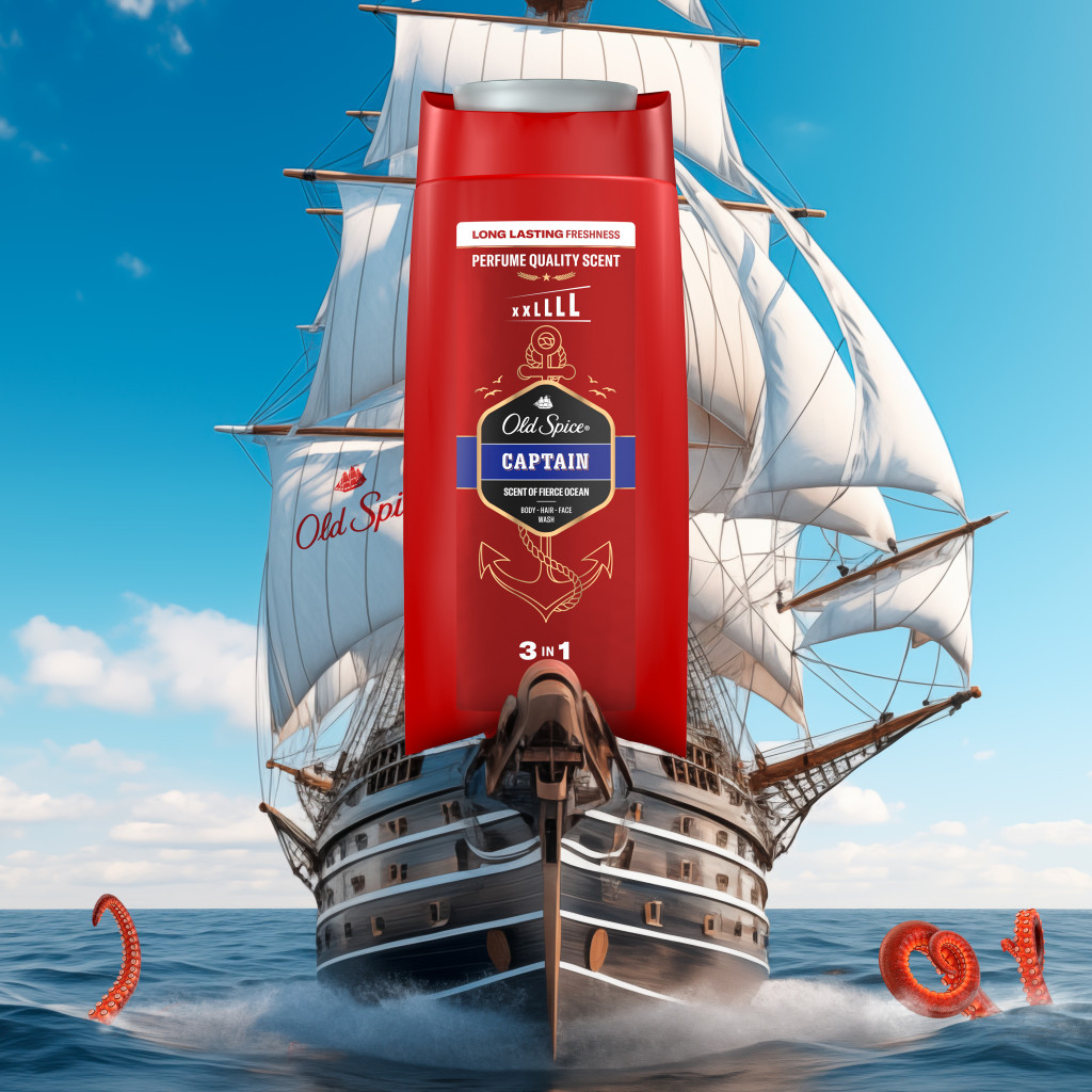 Гель для душу Old Spice Captain 675 мл (8006540280140) - фото 4 Гель для душу Old Spice Captain 675 мл (8006540280140) - фото 4