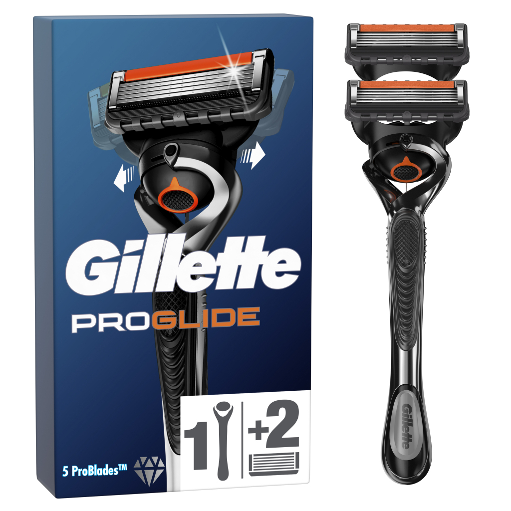 Бритва Gillette Fusion5 ProGlide Flexball з 2 змінними картриджами (7702018390816) - фото 1
