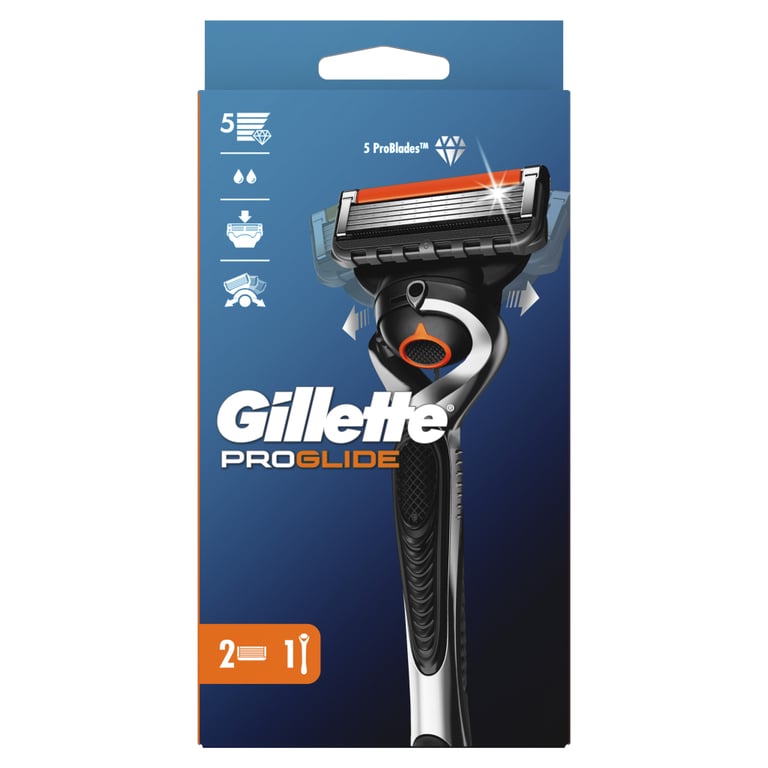 Бритва Gillette Fusion5 ProGlide Flexball з 2 змінними картриджами (7702018390816) - фото 2