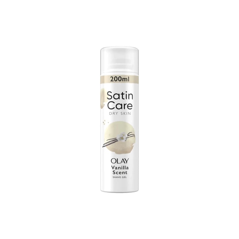 Гель для гоління Satin Care Vanilla Cashmere для сухої шкіри 200 мл (7702018399567) - фото 1