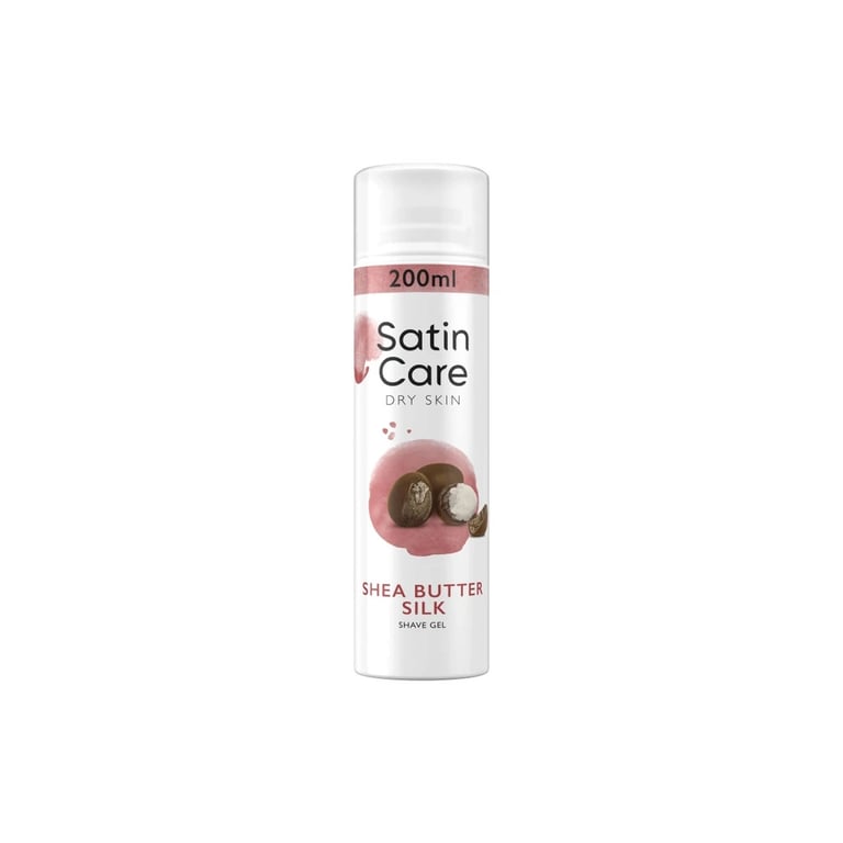 Гель для гоління Satin Care Shea Butter Silk Для сухої шкіри 200 мл (7702018012466) - фото 1