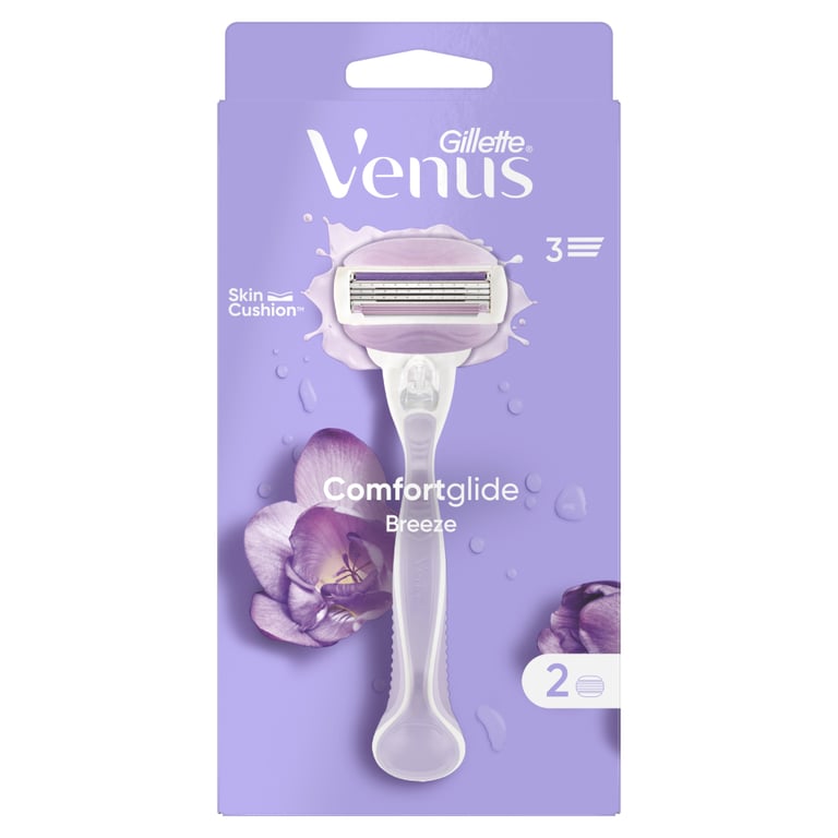 Бритва Gillette Venus ComfortGlide Breeze з 2 змінними картриджами (7702018886166) - фото 2