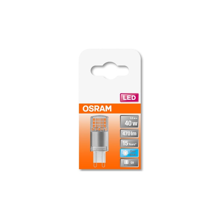 Лампочка Osram LEDPIN40 3,8W/840 230V CL G9 FS1 (4058075432420) - фото 6