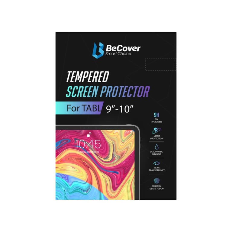 Скло захисне BeCover Samsung Tab S7 FE 12.4 SM-T730/SM-T735/S8 Plus 5G SM-X800/SM-X806/S9 FE Plus SM-X610/SM-X616B (706652) - фото 1