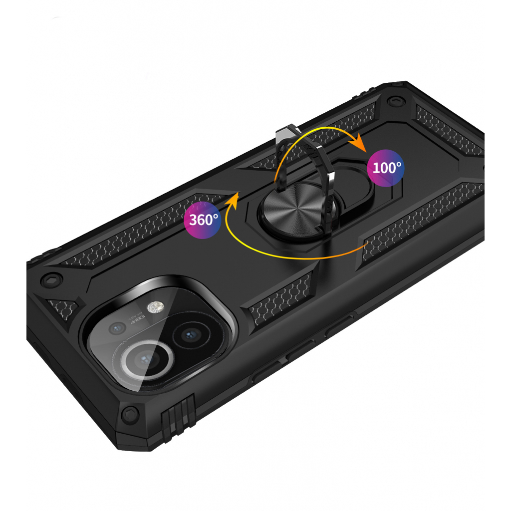 Чохол до мобільного телефона BeCover Military Xiaomi Mi 11 Lite / Mi 11 Lite 5G Black (706642) - фото 3 Чохол до мобільного телефона BeCover Military Xiaomi Mi 11 Lite / Mi 11 Lite 5G Black (706642) - фото 3